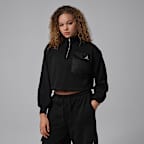 Jordan Brooklyn Fleece Women's 1/4-Zip Hike Mike Top. Nike.com
